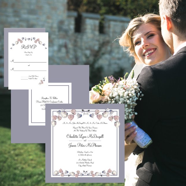 Purple doux, Heather écossaise, Mariage de coeur (Créateur téléchargé)