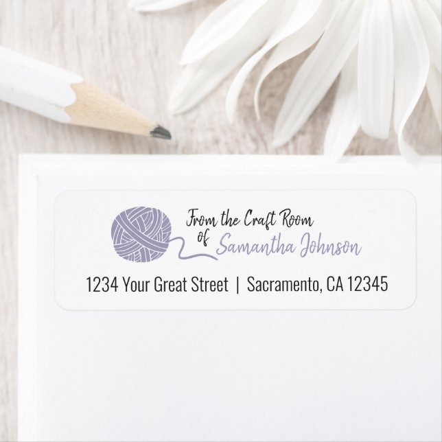 Purple Dusky De La Salle D'Artisanat De Étiquette (En situation)