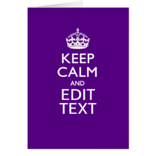 Purple Gardez Le Calme Et Votre Texte Facilement