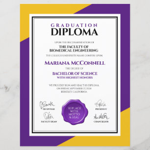 Purple Gold School College Diplôme universitaire