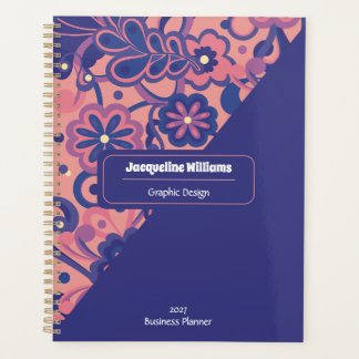 Purple Groovy Psychedelic 60s 70s Floral 