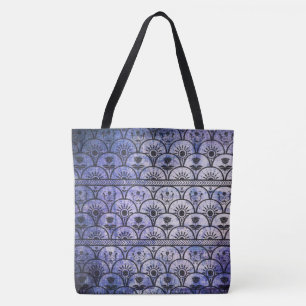 Purple Grunge Bohemian Style, Sac fourre-tout Patt