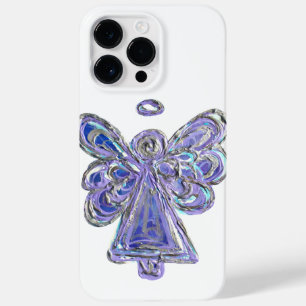 Purple Guardian Angel Art coque iphone personnalis