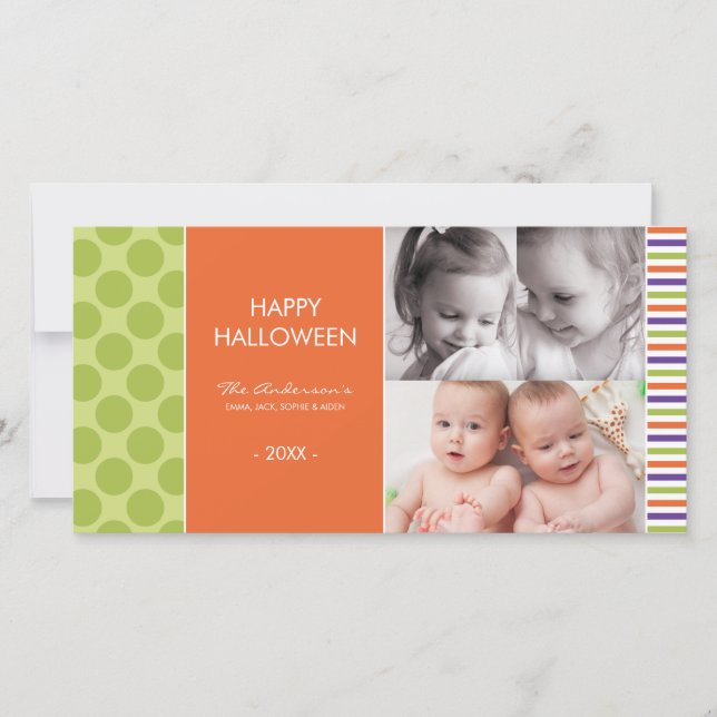 PURPLE HALLOWEEN | HALLOWEEN CARTE PHOTO (Devant)