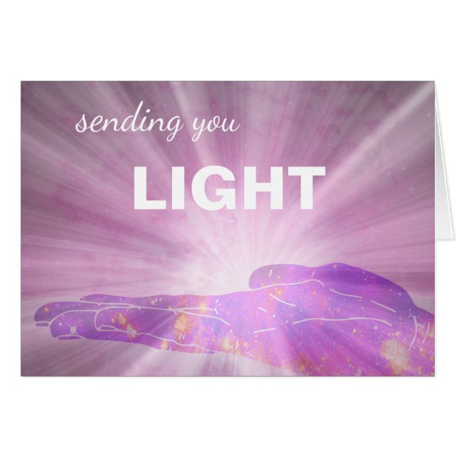 *~* Purple Healing Energy Sending Light (Devant horizontal)