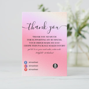 Purple Holographique Couleur Changement de Merci d