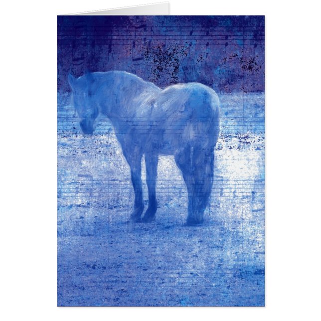 Purple Horse Digital Painting (Devant)