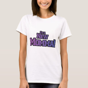 Purple Je suis un nouveau t-shirts et cadeaux Momm