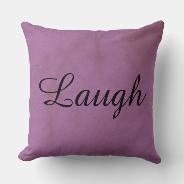 Purple Laugh Coussin décoratif (Recto)