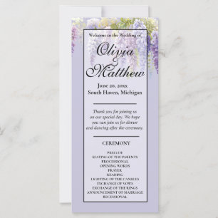 Purple lavande aquarelle glycine florale lilas