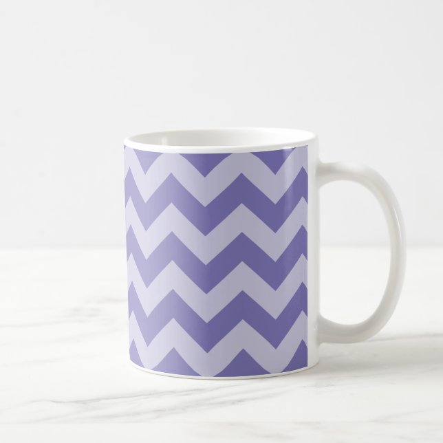 Purple Marocain Moods Chevrons Coffee Mug (Droite)