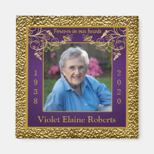 Purple, Modèle photo or Magnet
