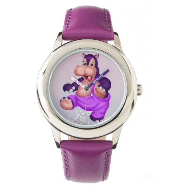Purple - Montre pour enfants (devant)