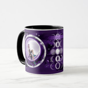 Purple Moon enfant café Mug
