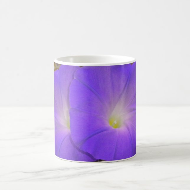 Purple Morning Glory Duo tasse (Centre)