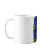 Purple Morning Glory Floral Mug