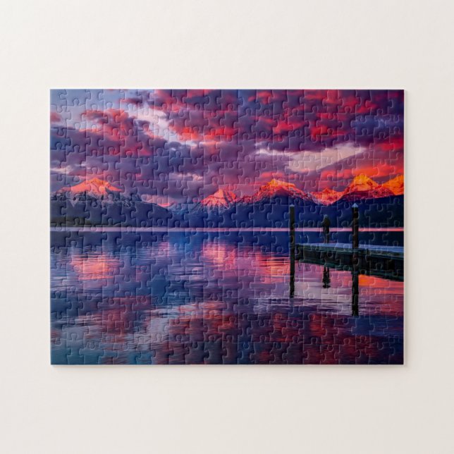 Purple Mountain Art Pittoresque Puzzles Complexe J (Horizontal)