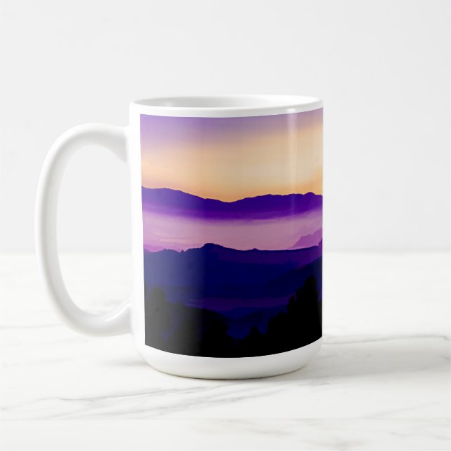 Purple Mountain Majesty 11 oz ou 15 oz mug (Gauche)