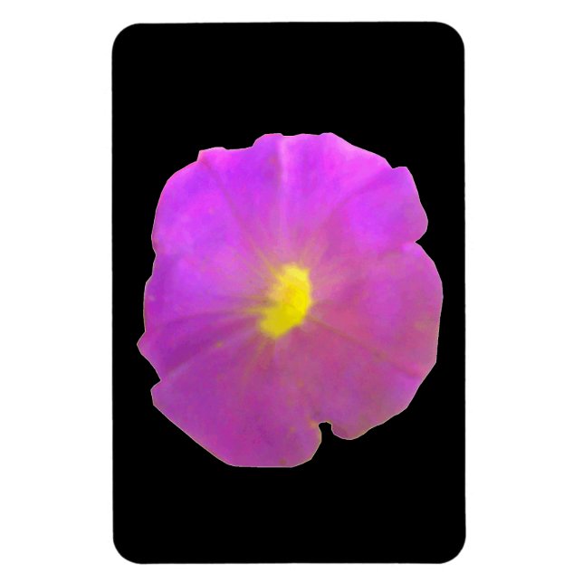Purple Petunia Premium Magnet (Vertical)