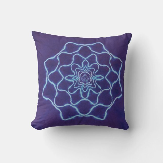Purple Star Tie Dye American MoJo Coussin (Recto)
