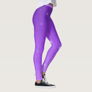 "PURPLE STARLITE" - VÊTEMENTS DE SPORT LEGGINGS