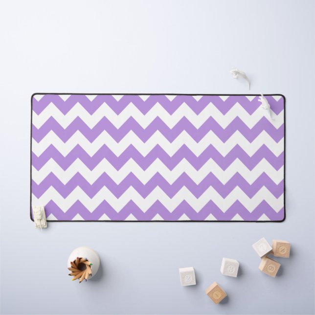 Purple Zigzag, Purple Chevron, Motif géométrique (Tableau pour enfants)