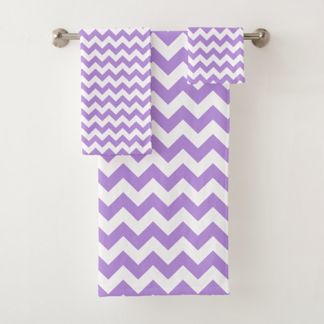 Purple Zigzag, Purple Chevron, Motif géométrique (En situation)