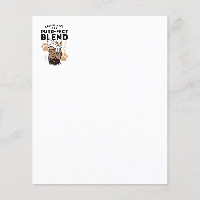 Purr-fect Blend : Cat and Coffee Art for Pet Lover (Devant)