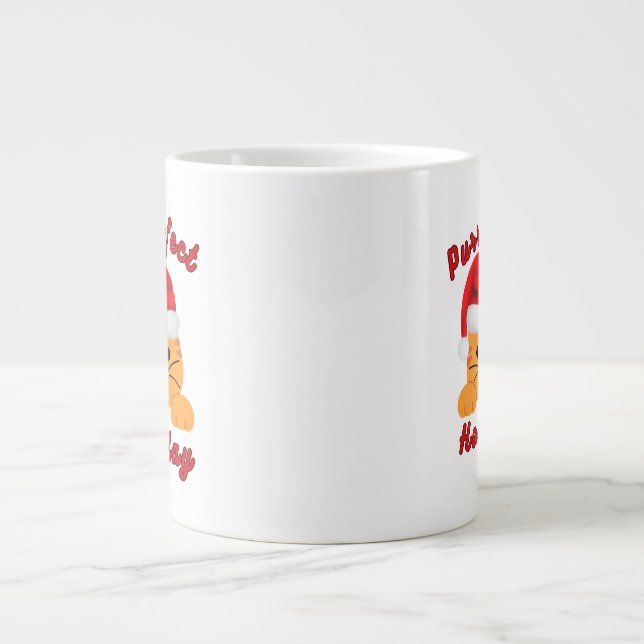 Purr‑fect Holiday Christmas Cat Lover Mug  (Devant)