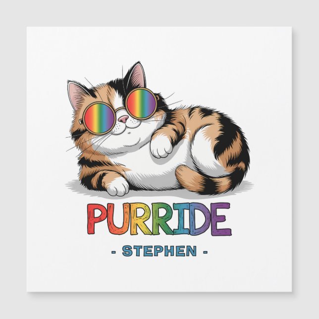 Purride - Pride de chats Cool | LGBTQ (Devant)