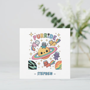 Purride Space Cats - Kawaii Astronaut Cats