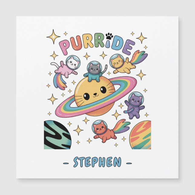 Purride Space Cats - Kawaii Astronaut Cats (Devant)