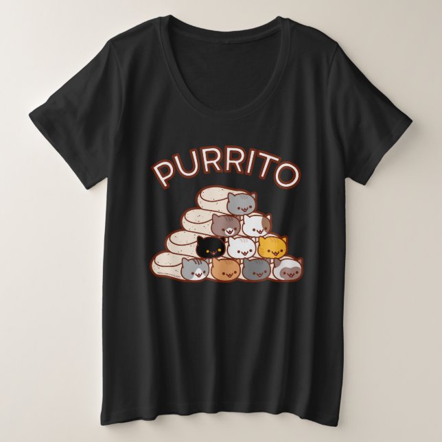 PURRITO PYRAMID Chat Burrito (Design devant)