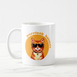 Purrlock Holmes Cat Café Mug