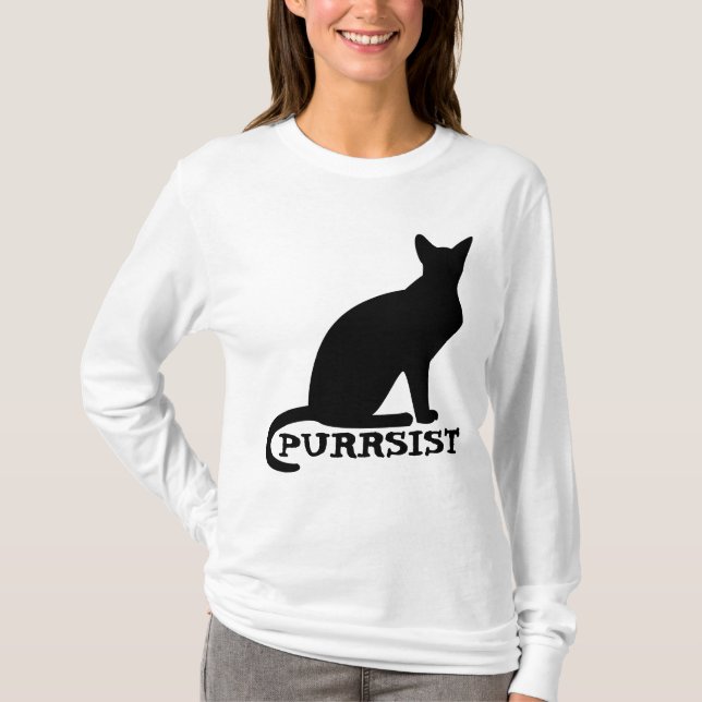 PURRSIST T-Shirts Chat (Devant)
