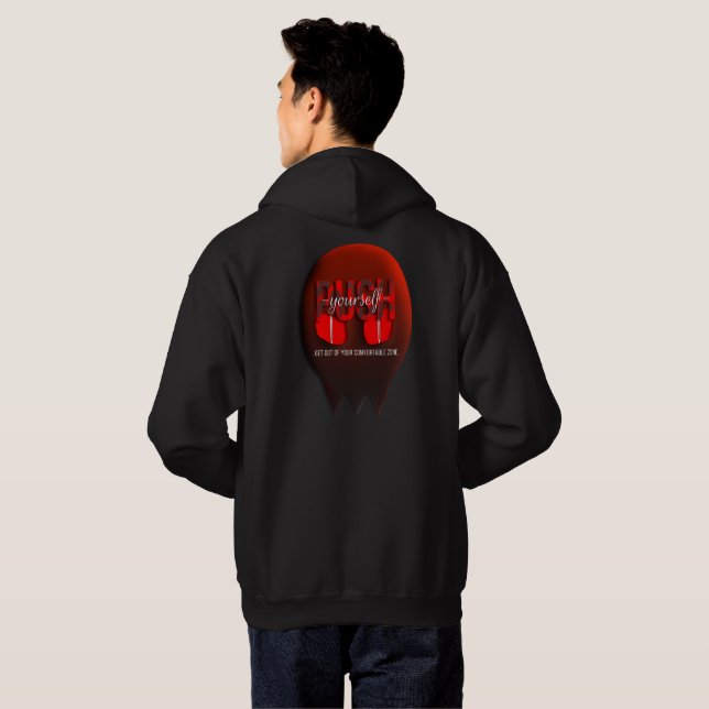 Push Yself Sweat - shirt à capuche | Lancer, renfo (Dos entier)