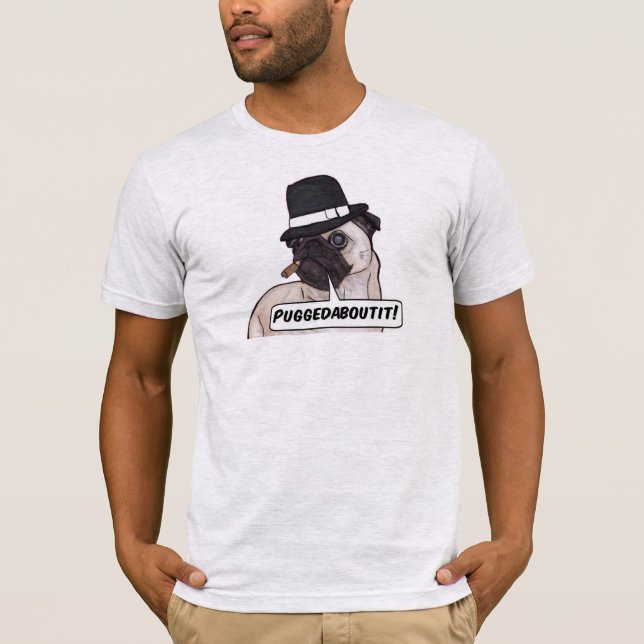 Putain ! T-Shirt en toile Pu Mobster Bella (Devant)