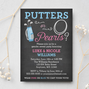 Putters ou perles Genre Reveve Party Invitation