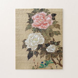 Puzzle 牡 丹, 其 一 Peony, Kiitsu, Japon Art