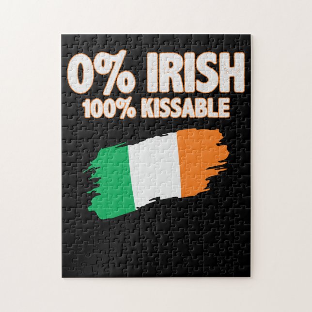 Puzzle 0% Irlandais 100% Embrassable (Vertical)