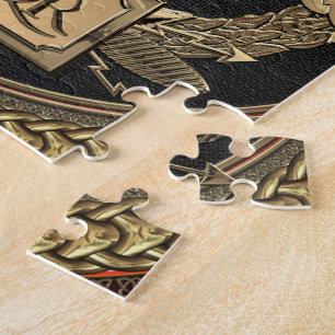 Puzzle [100] Aigle impérial romain d'or sur médaillon d'o