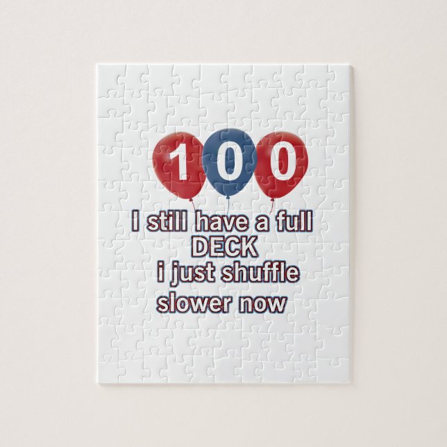 Puzzle 100 conceptions drôles d'anniversaire d'an (Vertical)