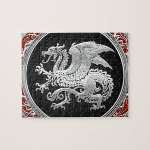 Puzzle [100] Dragon islandais, Landvæ ttir [Argent]