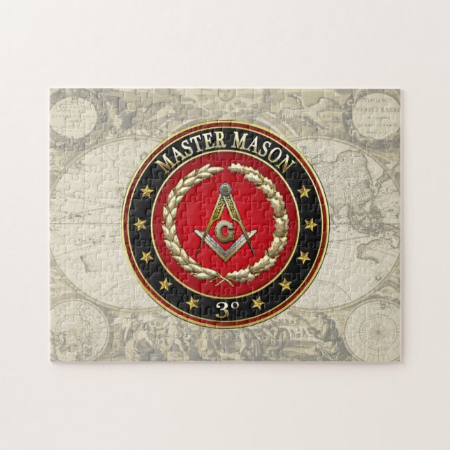 Puzzle [100] Master Mason, 3e degré [Edition spéciale] (Horizontal)