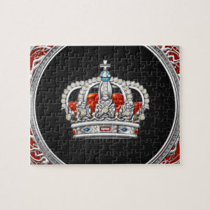 Puzzle [100] Prince-Princesse King-Queen Crown [Argent]