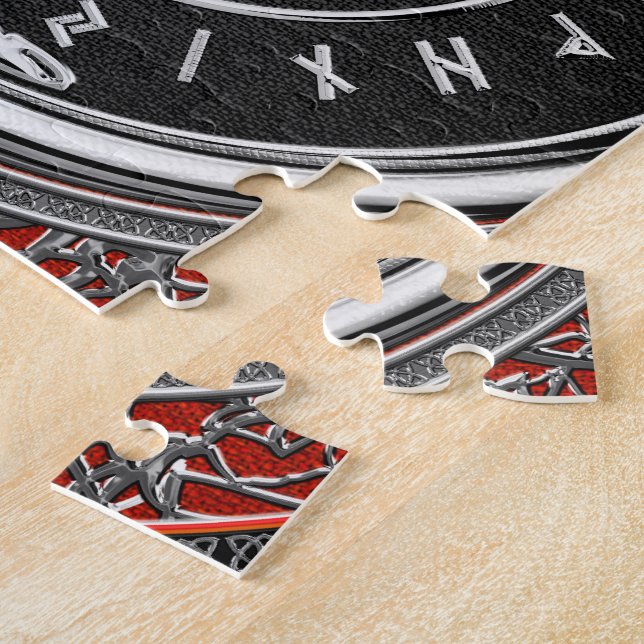 Puzzle [100] Vegvisir - Viking Silver Magic Runic Compass (Côté)