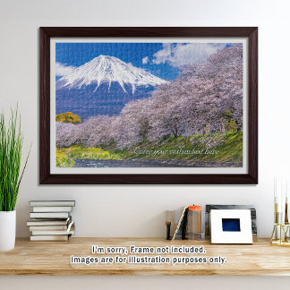 Puzzle [1014] Mt.Fuji – Morning Light on the Cherry Path