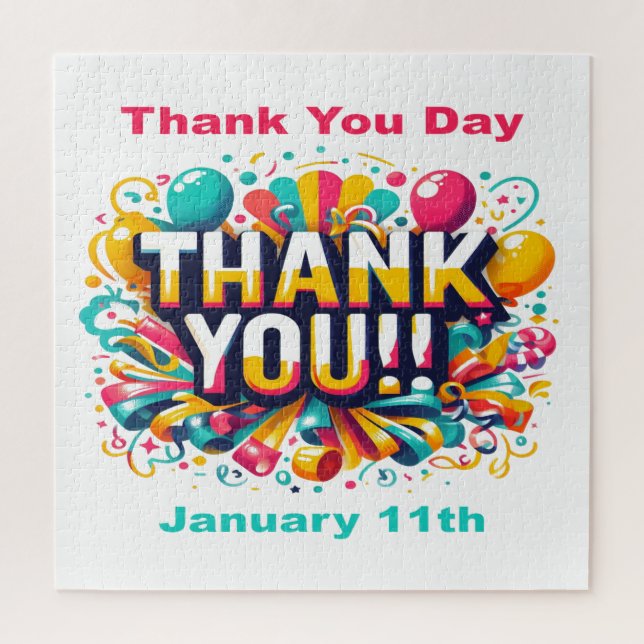 Puzzle 11 janvier - Jour du Merci (Vertical)