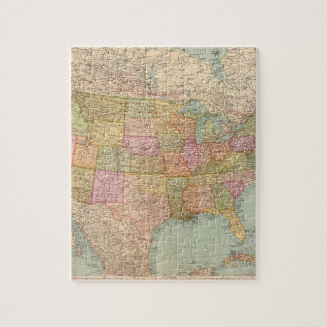 Puzzle 12728 États-Unis (Vertical)