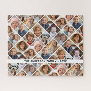 Puzzle 12 Collage de photos Moderne Disposition Diamant N